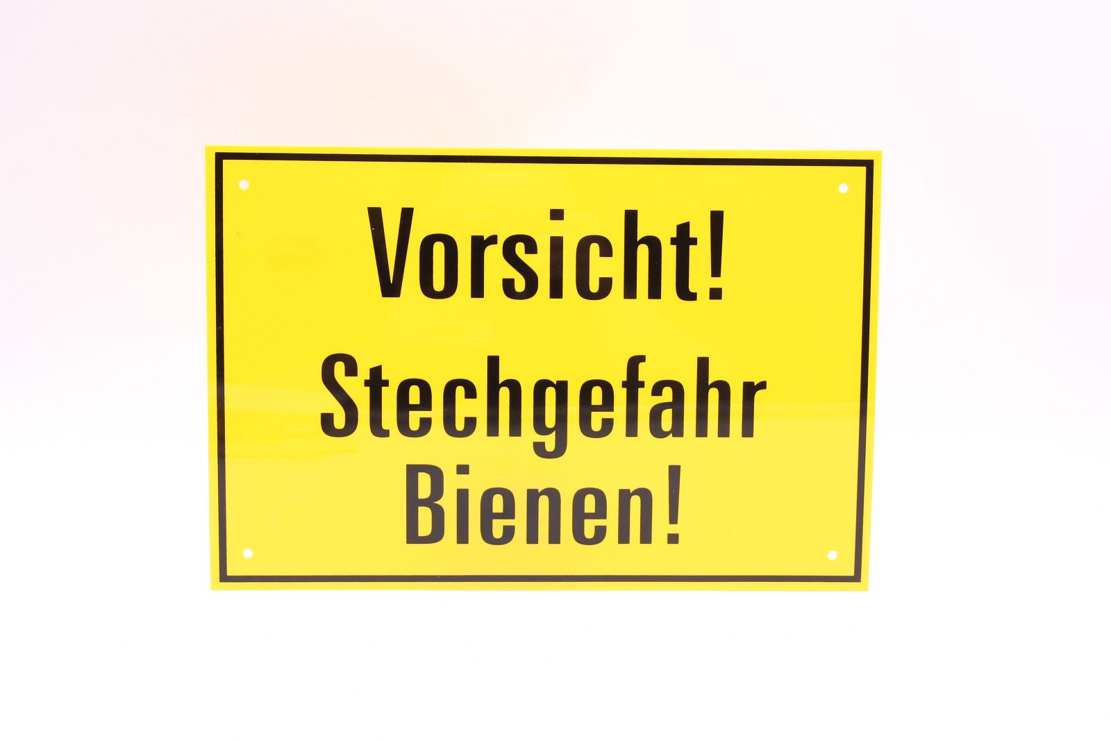 Schild "Vorsicht Stechgefahr Bienen" Schild "Vorsicht Stechgefahr Bienen"