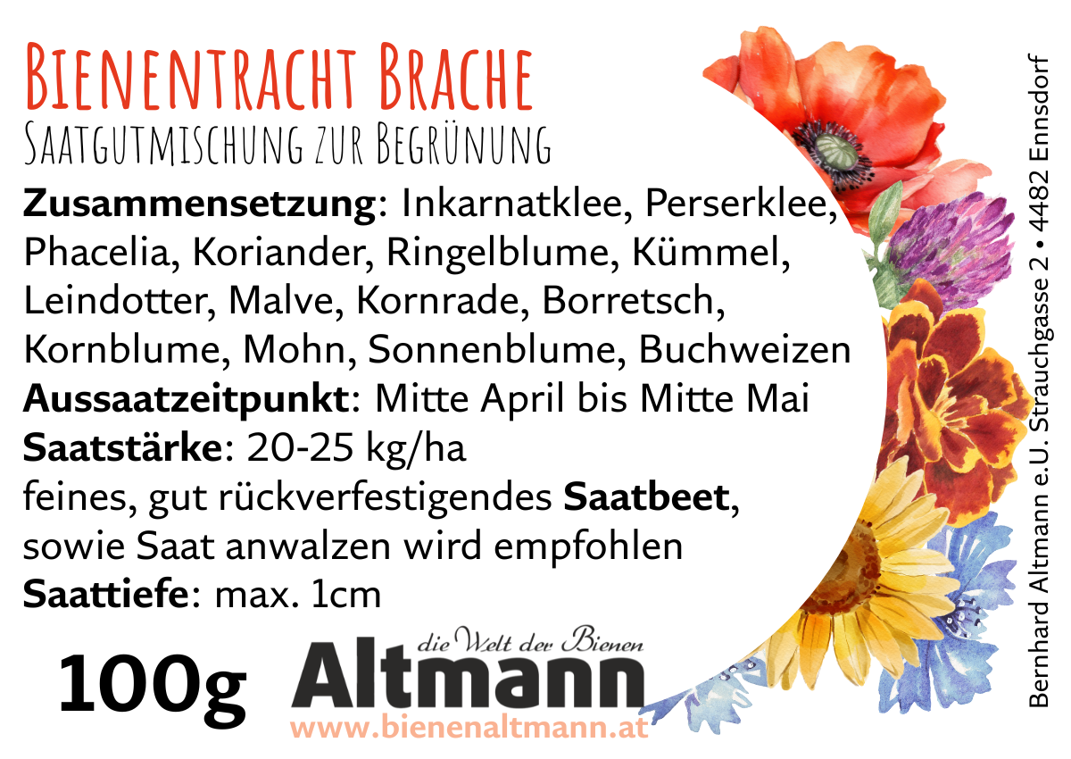 Bienentracht Brache Saatgut Mischung Bienentracht Brache Saatgut Mischung