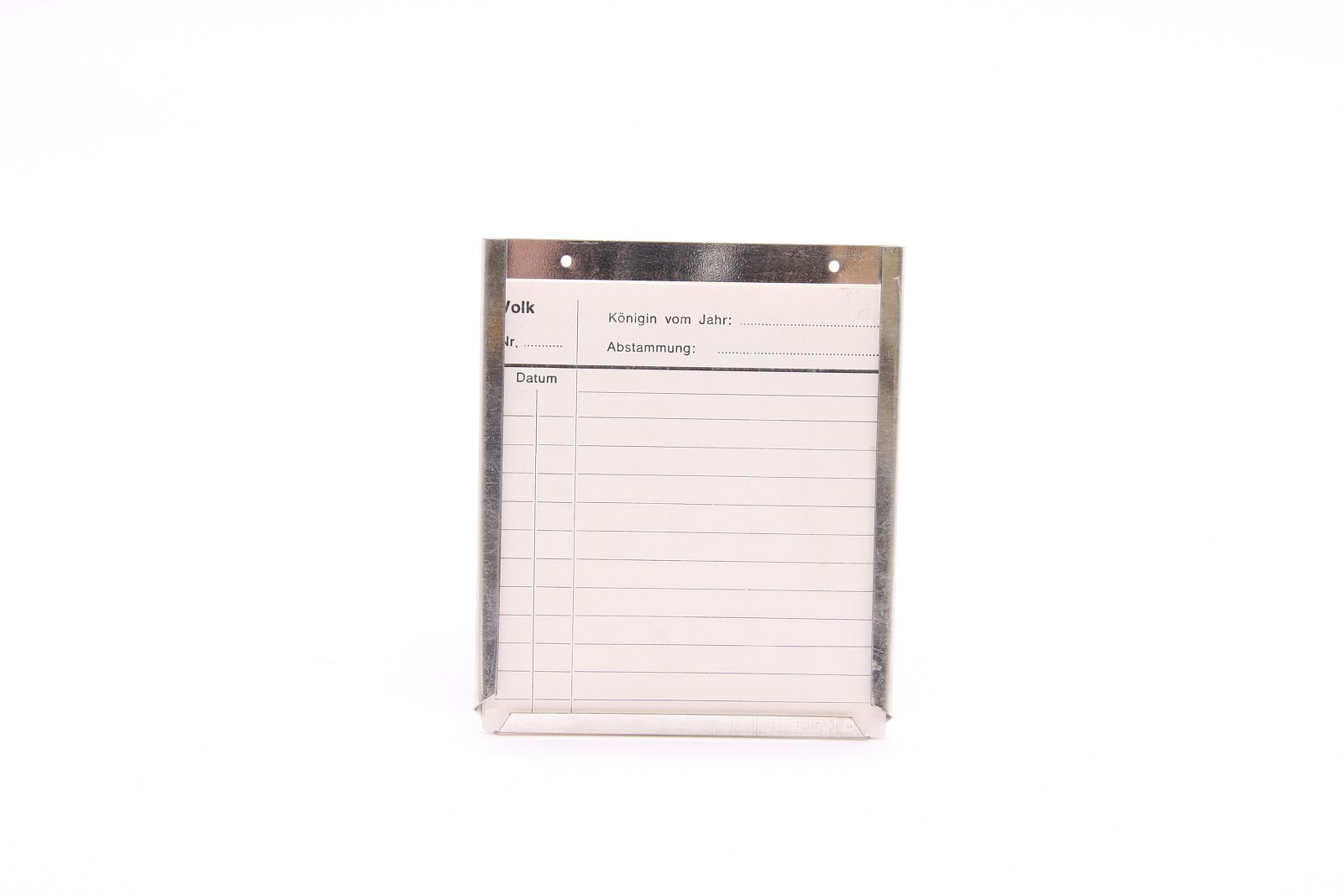 Stockkarten im Metall Halter Stockkarten im Metall Halter