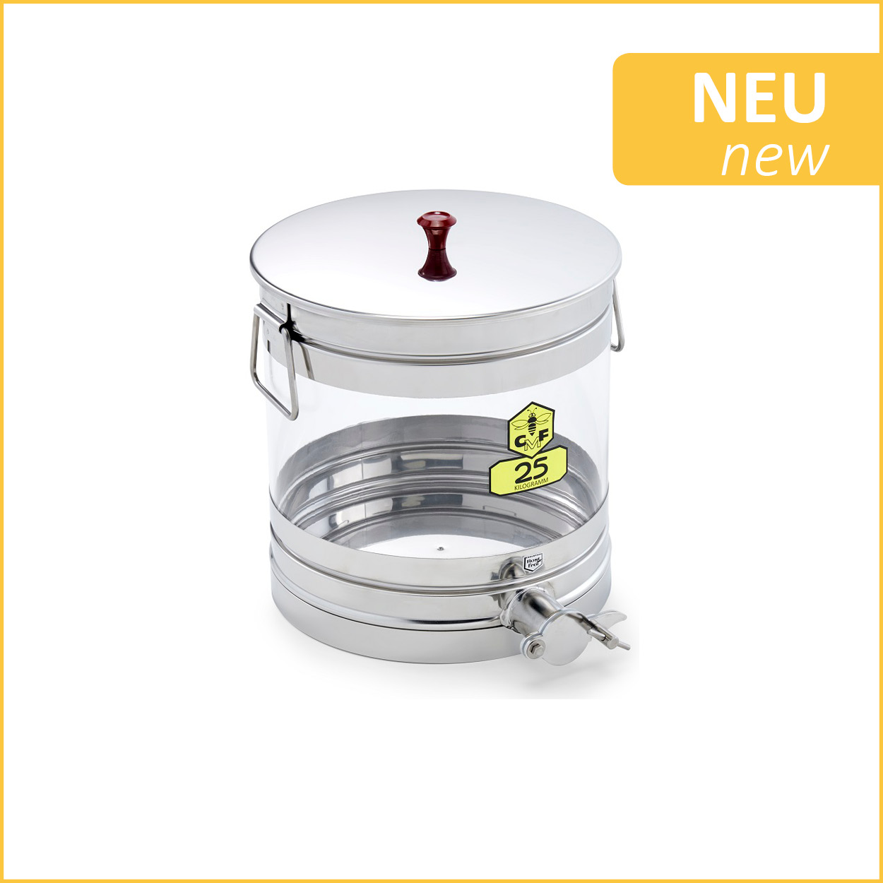 CFM-Plexiglas-Abfüllbehälter mit Auflagedeckel CFM-Plexiglas-Abfüllbehälter mit Auflagedeckel