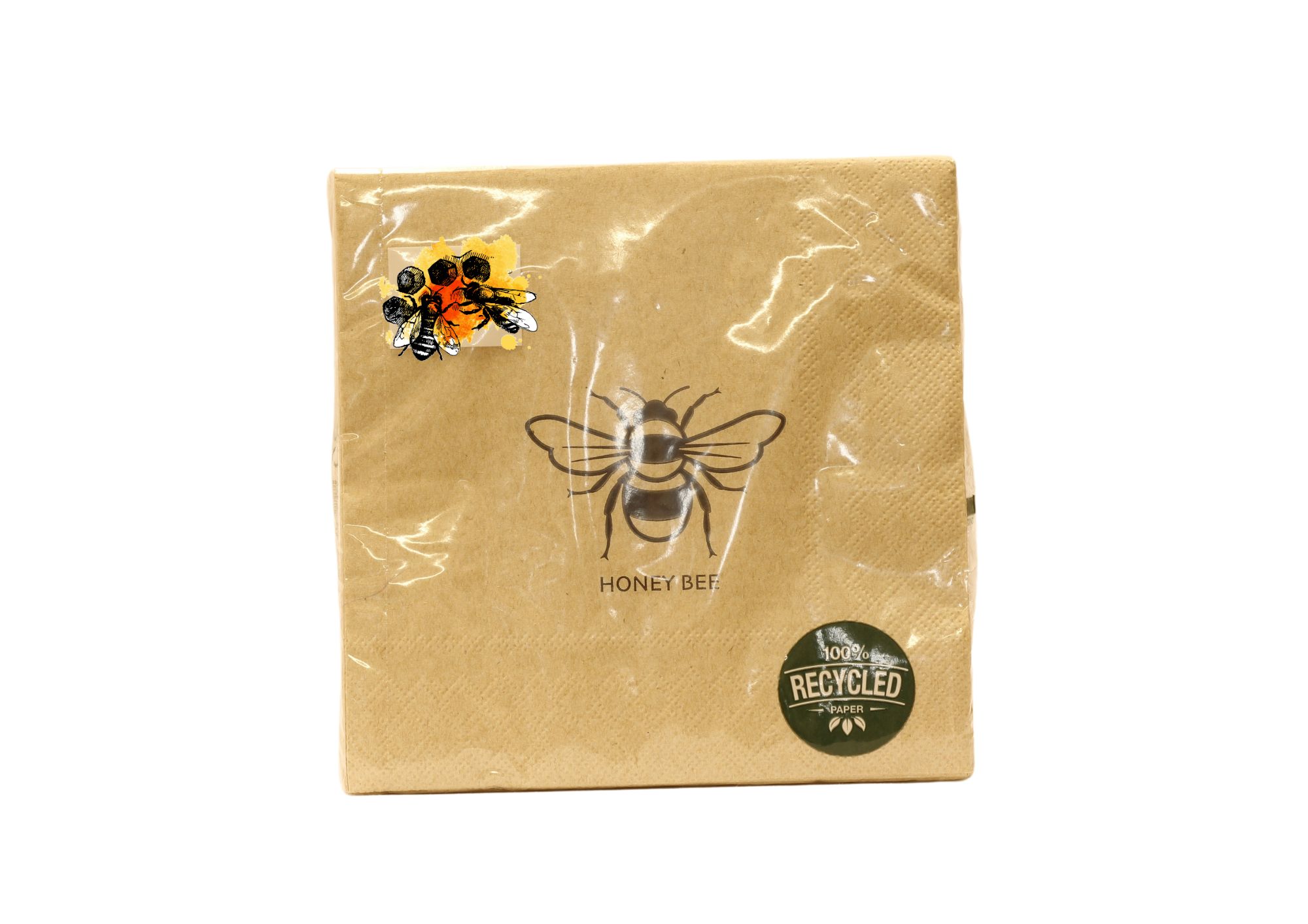 Papierserviette Natur "Honey Bee"