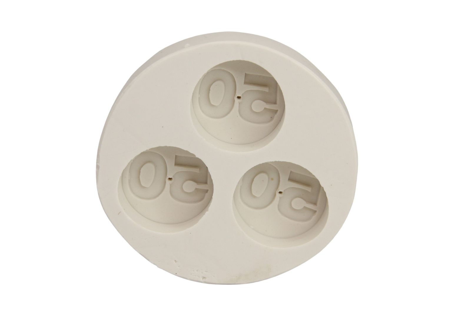 Gießform 3er Teelicht Jubiläum 50er Gießform 3er Teelicht Jubiläum 50er