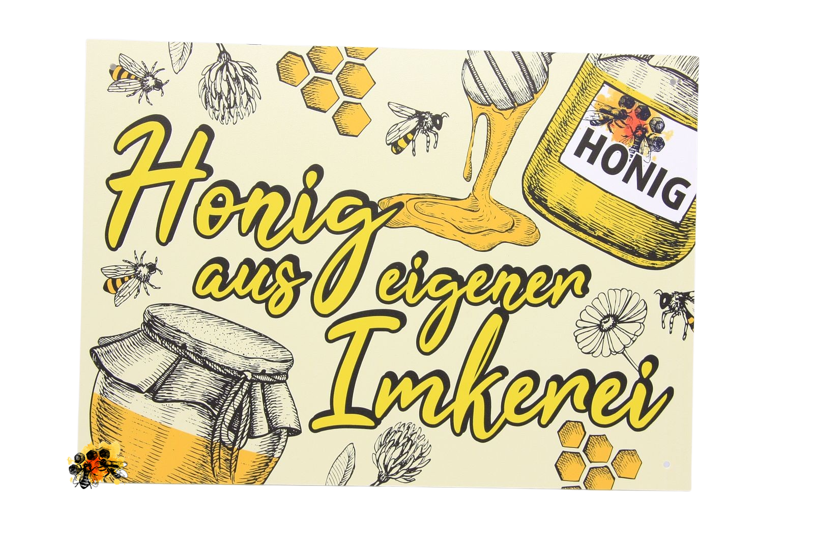 Honigwerbeschild Bienenaltmann