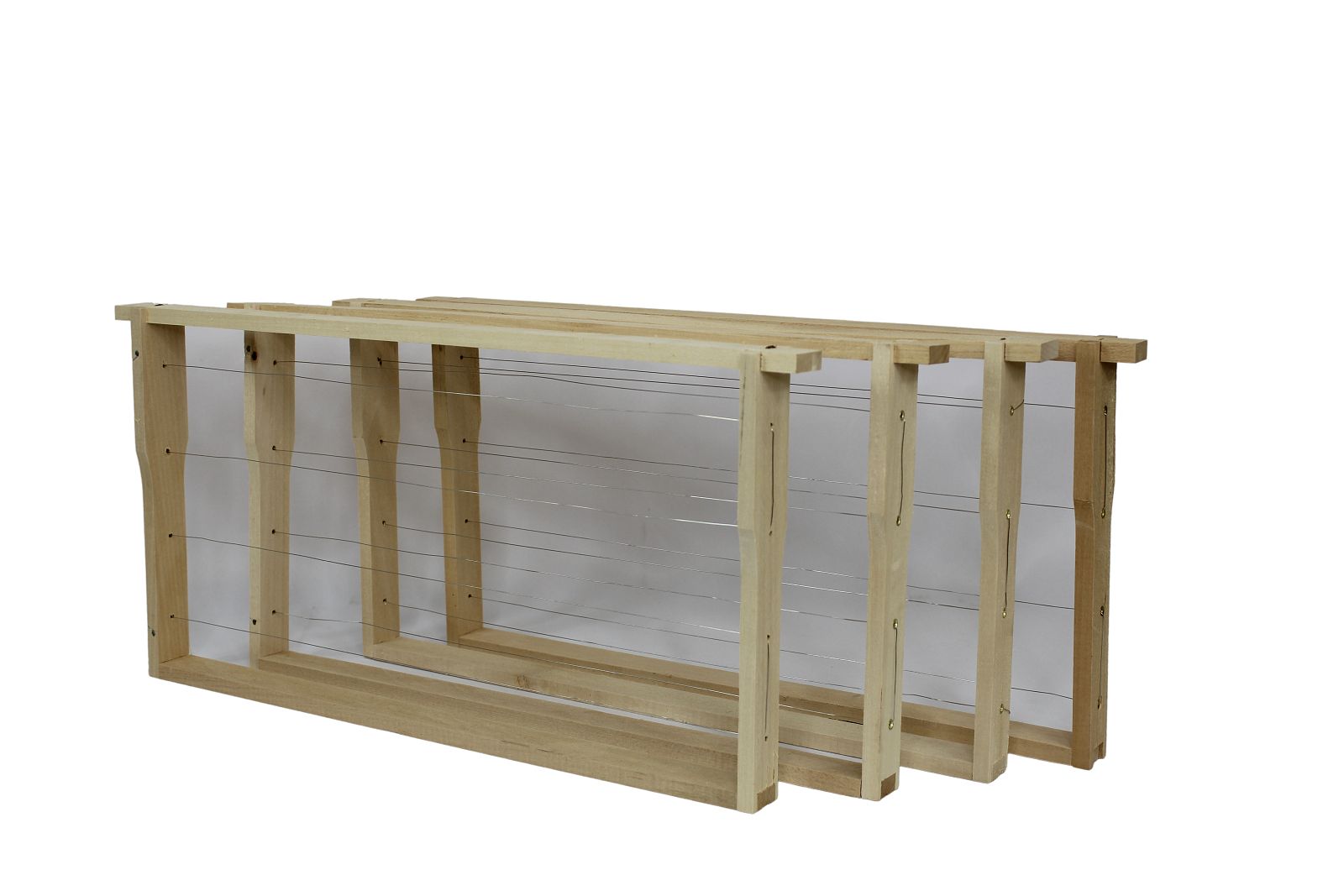 Rähmchen Hoffmann Seitenteil, gedrahtet, geöst, gezapft Rähmchen Hoffmann Seitenteil, gedrahtet, geöst, gezapft