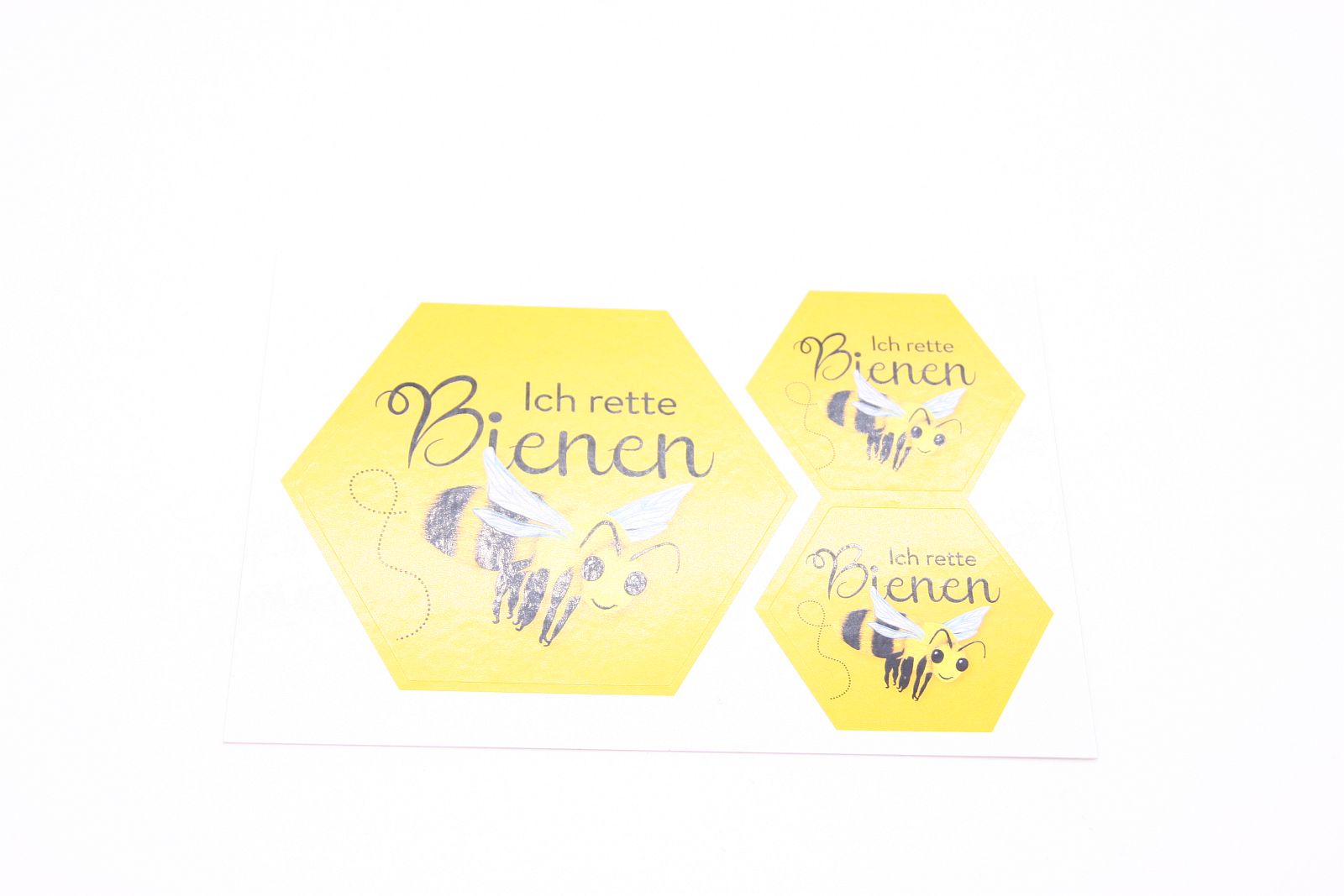Postkarte "Ich rette Bienen"