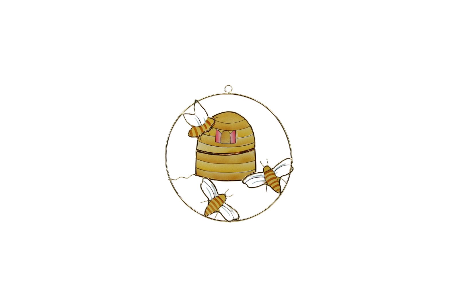 Anhänger "Biene" aus Capiz Perlmutt
