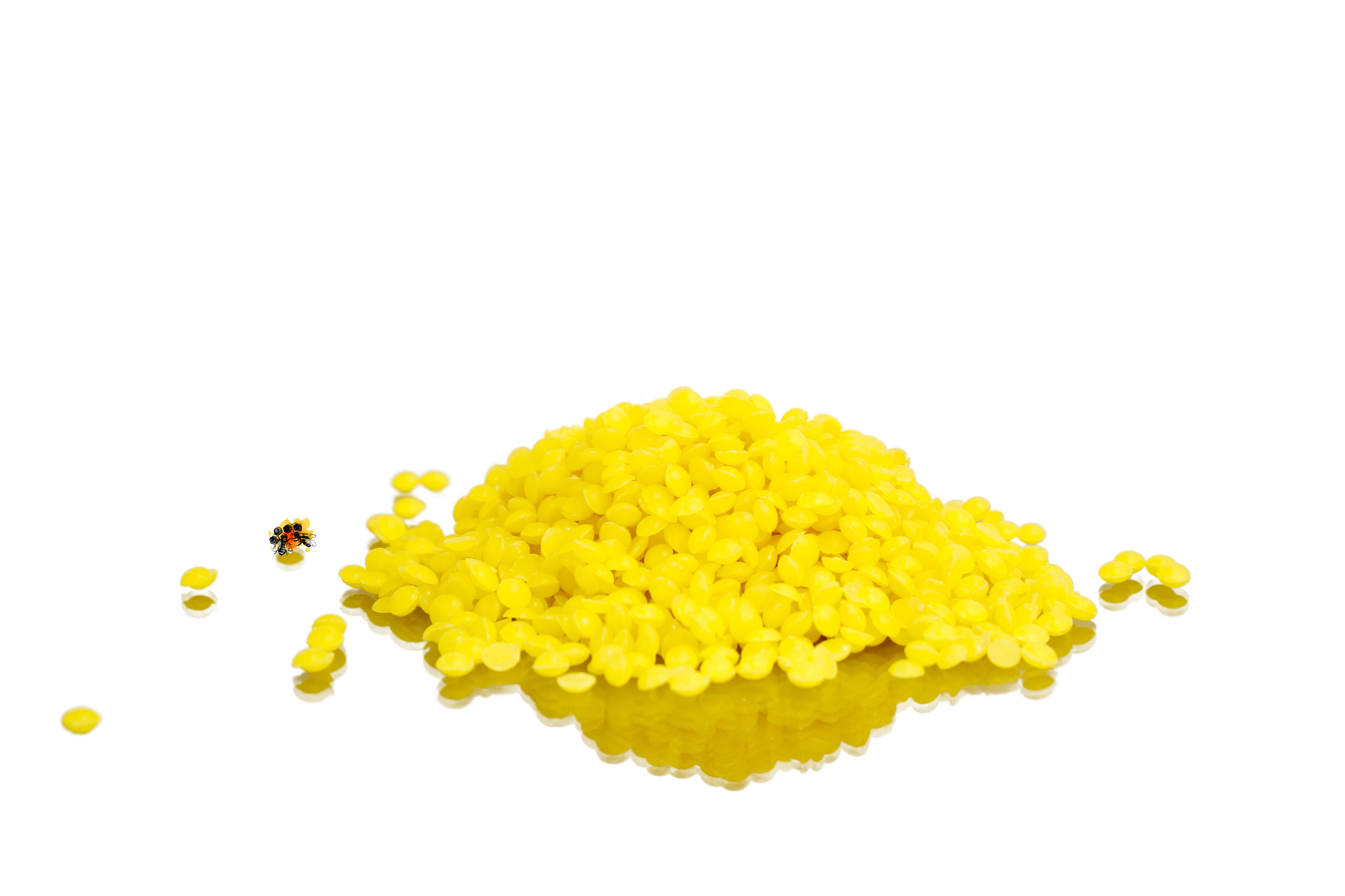 Pastillenwachs 100% reines Bienenwachs gelb