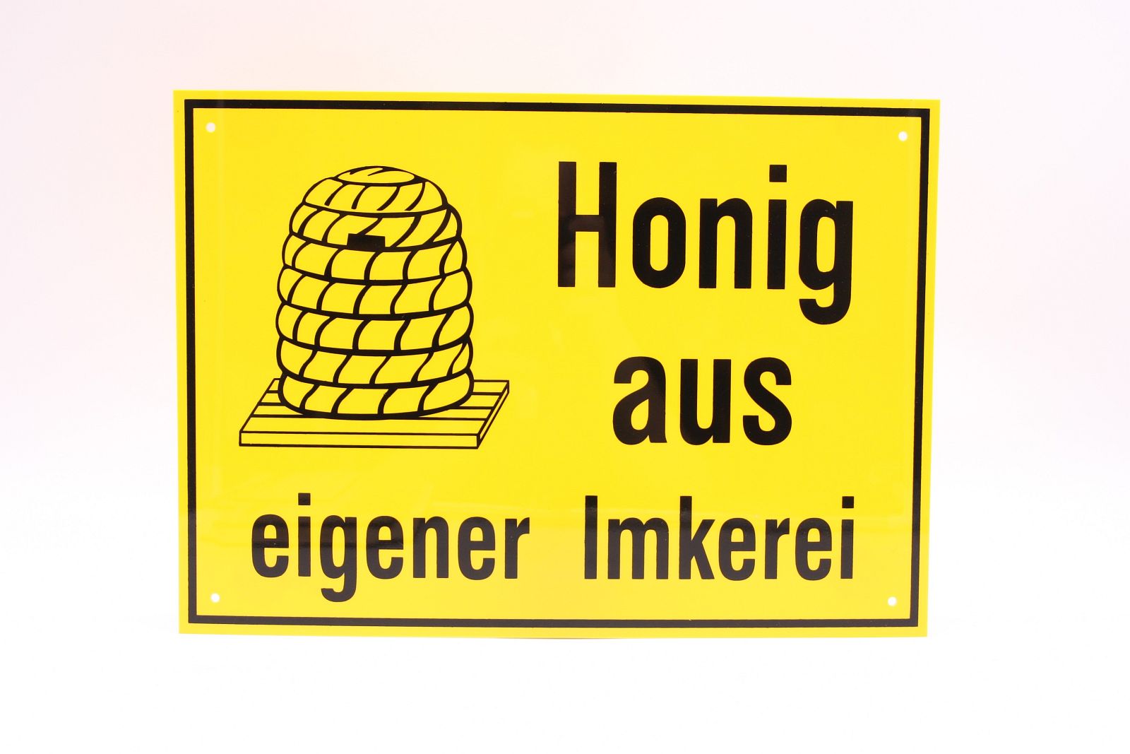 Honigwerbeschild "Honig aus eigener Imkerei" 35 x 25 cm