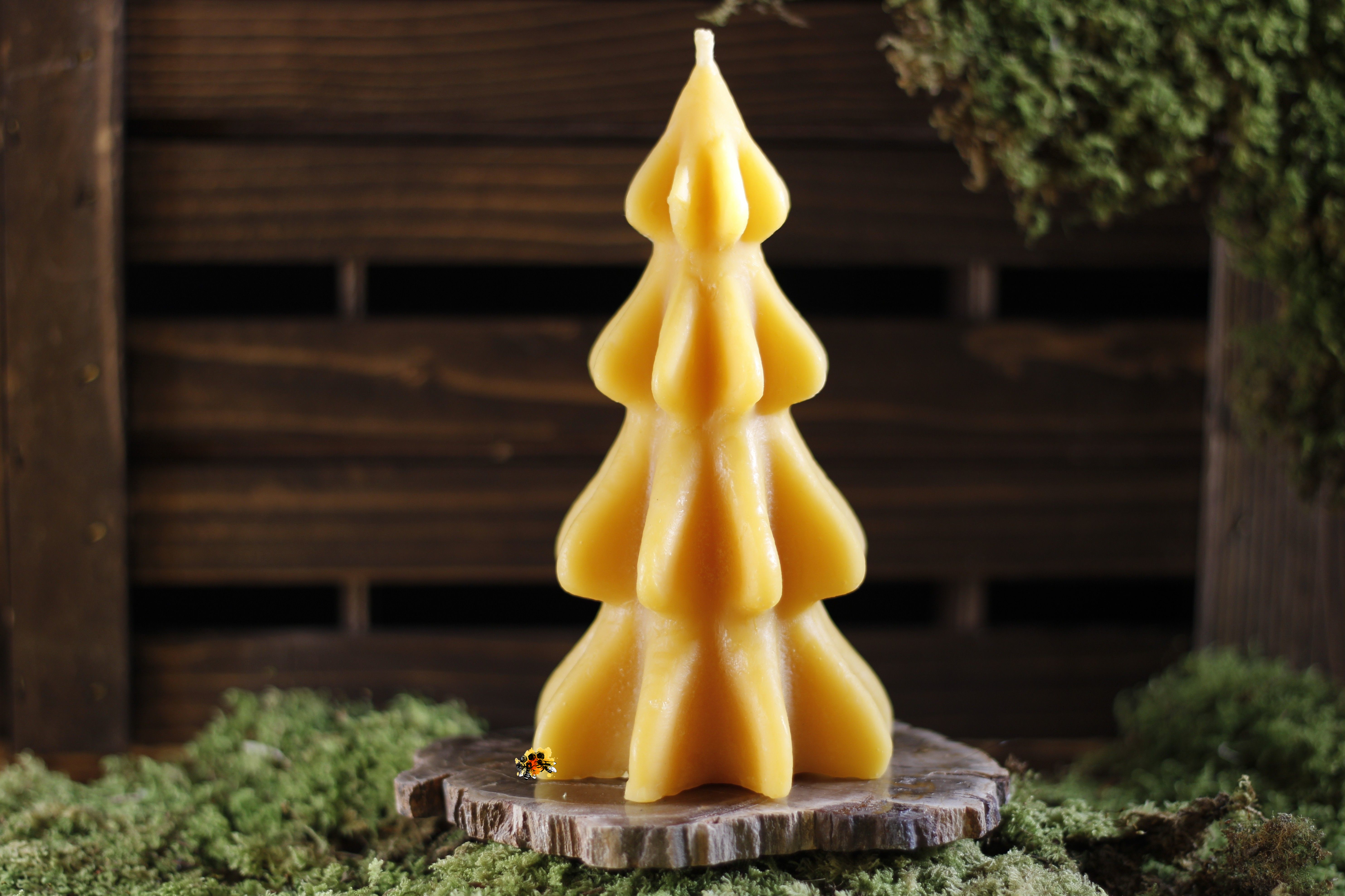 Baum "Festbaum" Gr. 2  Bienenwachskerze